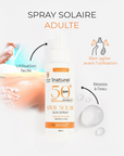 Spray Solaire SPF 50+ | Adulte – 120 ml