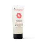 Gel Douche Fruits Exotiques Inaturel 200ml, nettoyant doux à base d'extraits de fruits exotiques, hydrate et revitalise la peau tout en laissant une sensation de fraîcheur fruitée.