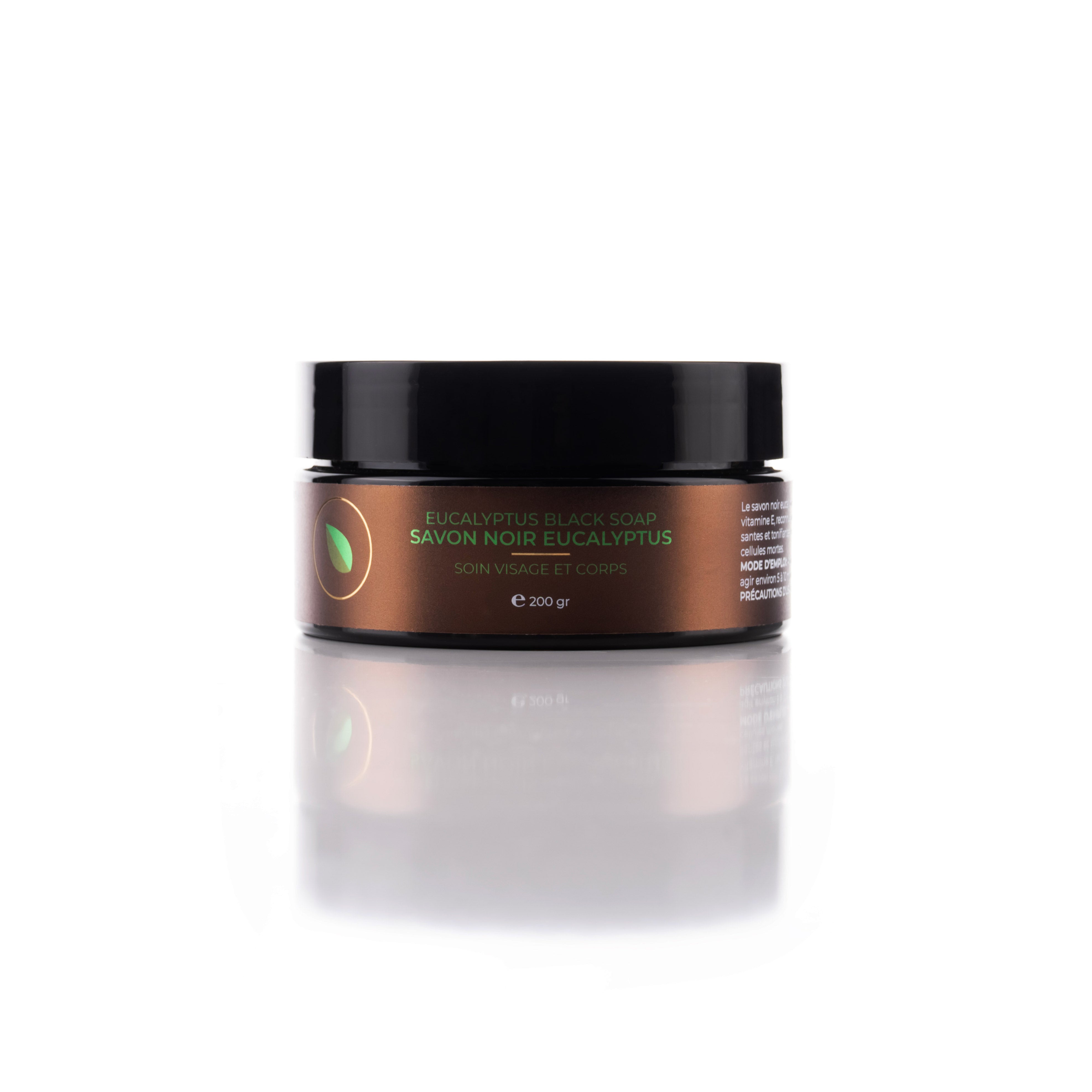 Savon Noir Berbère à L’eucalyptus Equatoria – 150 Ml, Fabrication Française