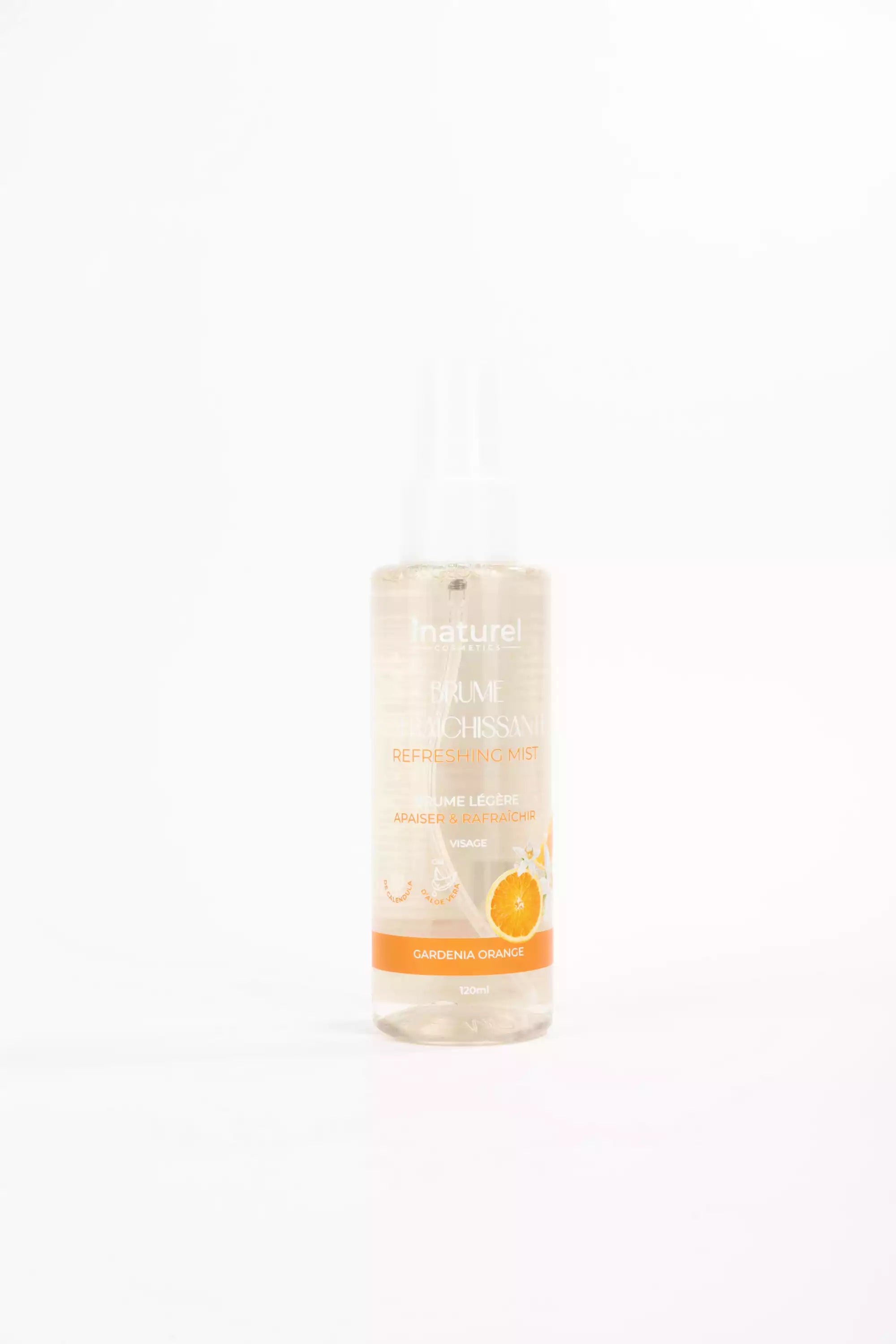 Brume Rafraîchissante Gardénia Orange Inaturel - Éclat et Vitalité