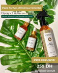 Pack Parfum d’Intérieur Oriental – 1 Spray + 2 Huiles au Choix