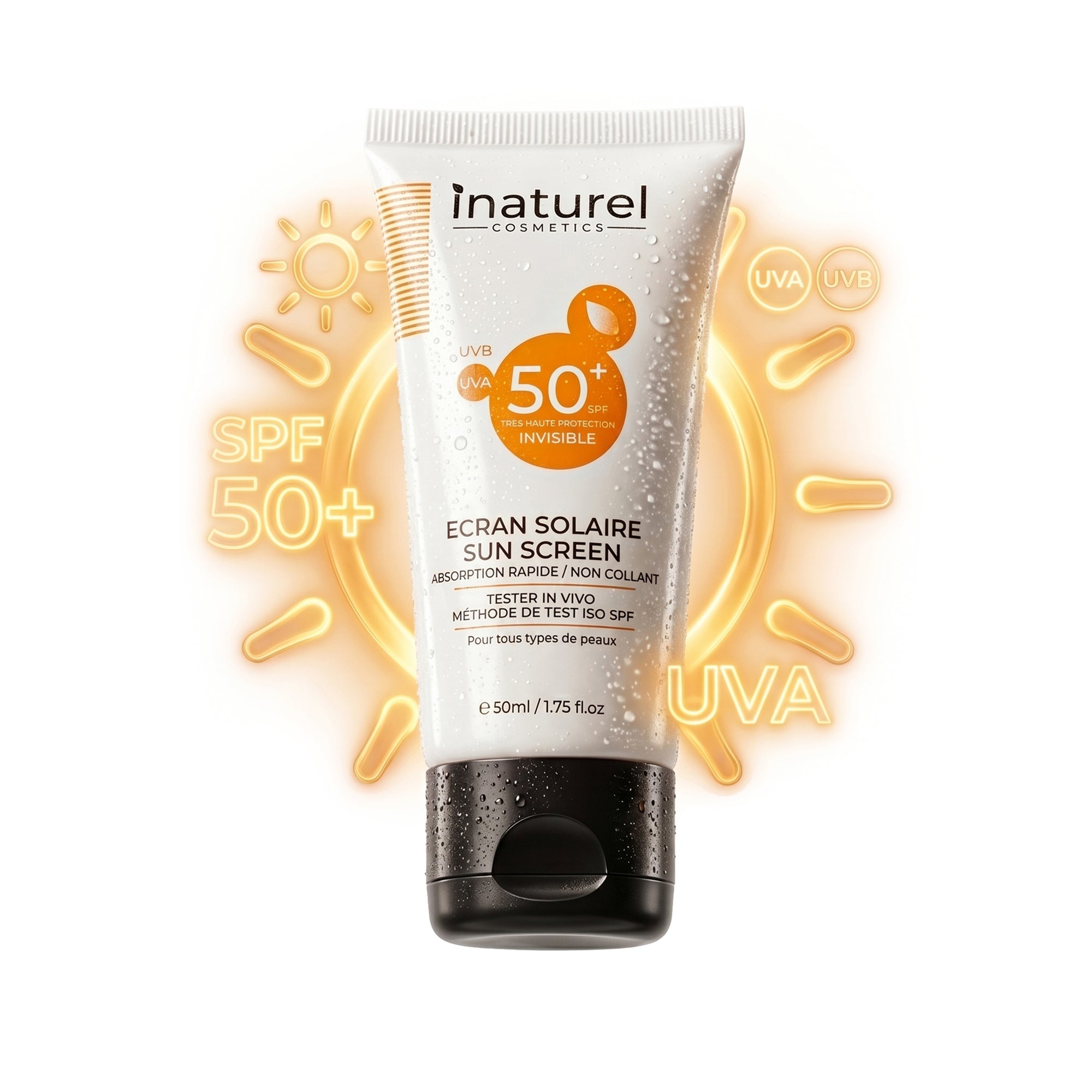 Écran solaire Inaturel SPF 50+