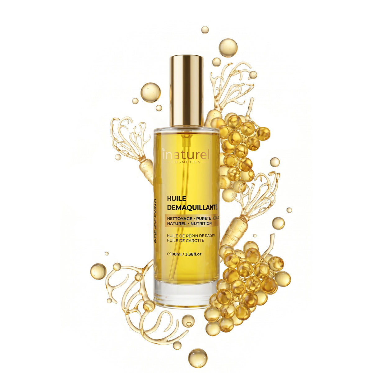 Huile demaquillante AGE-DEFYING - JEUNESSE NATURELLE