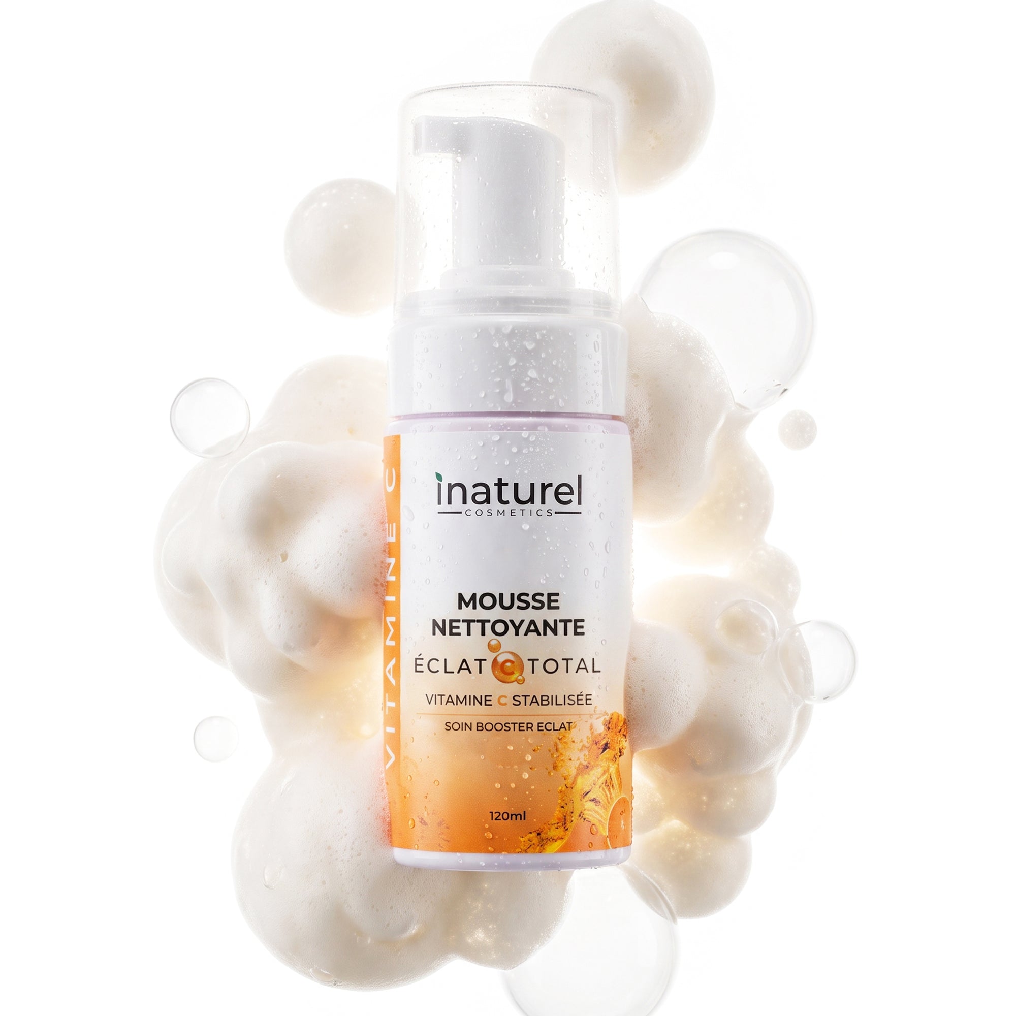 Mousse nettoyante ÉCLAT C TOTAL  -  Soin booster éclat &amp; Anti-rides