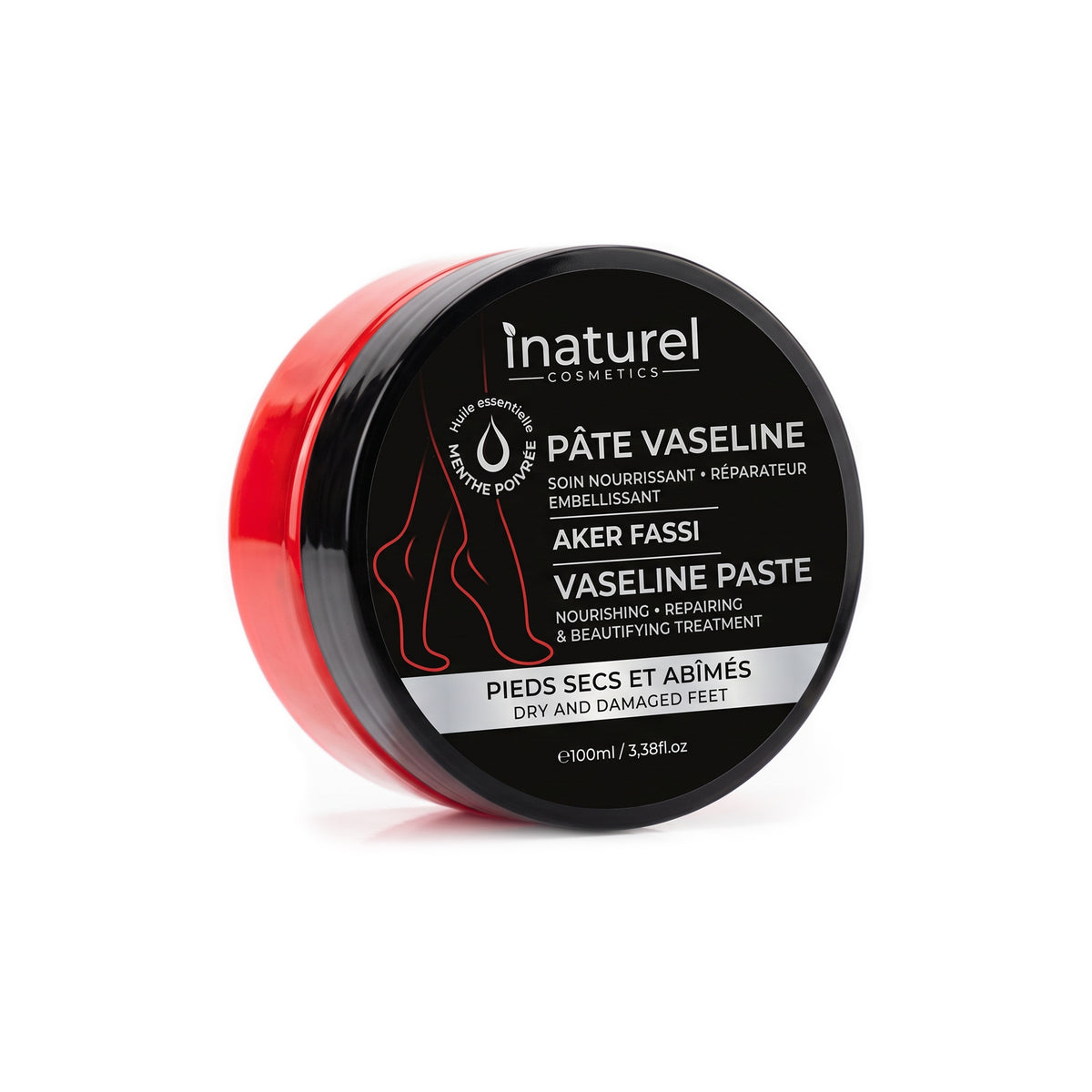 Pâte Vaseline Aker Fassi | Soin pieds Nourissant, Réparateur et Embellisant
