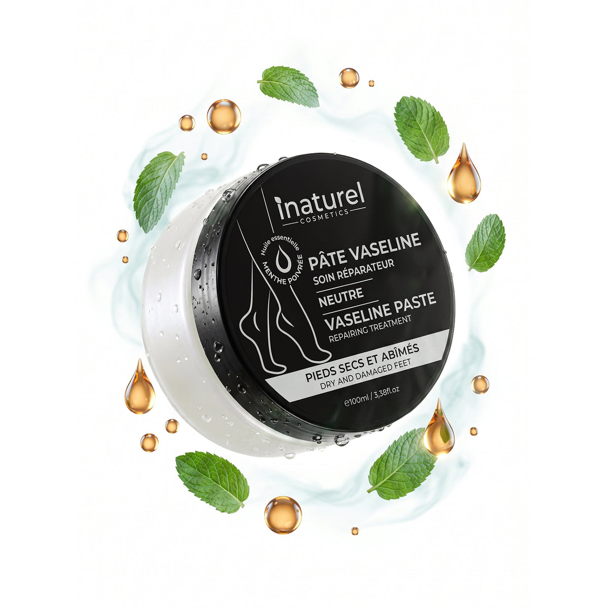 Pâte Vaseline Neutre | Soin réparateur pieds