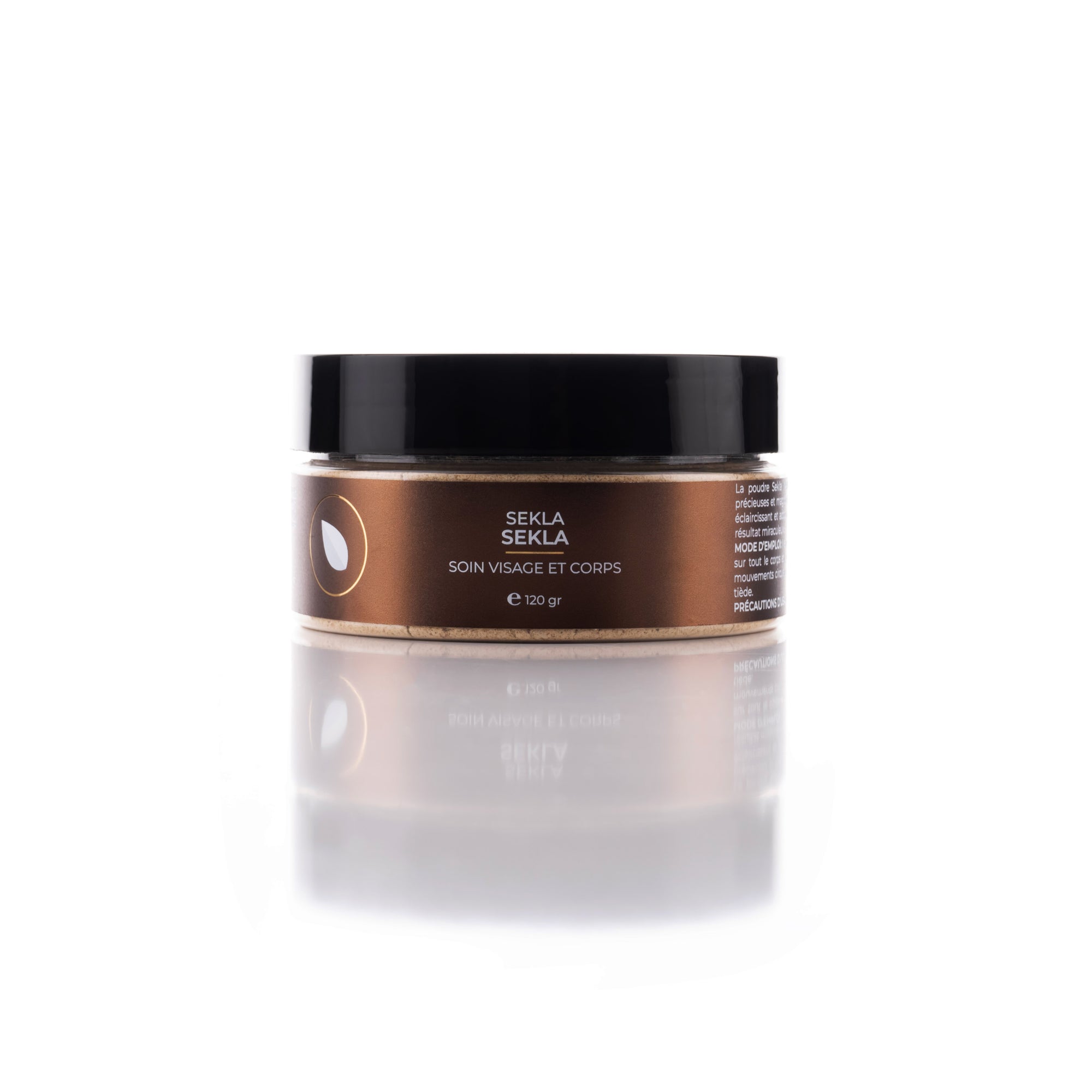 Poudre Sekla Inaturel en pot de 120g - Soin naturel exfoliant et éclaircissant pour visage et corps.
