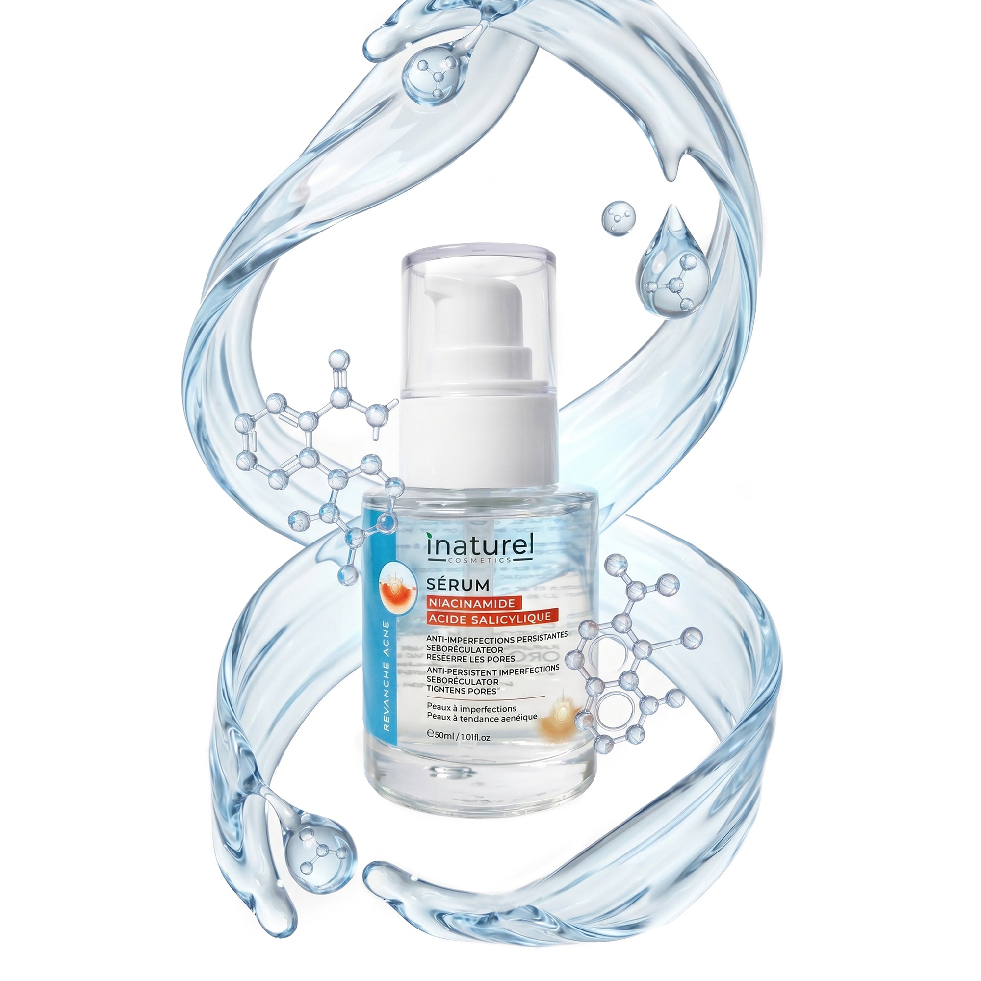 Serum Revanche Acne - Anti-imperfections persistantes · Séborégulateur · Resserre les pores