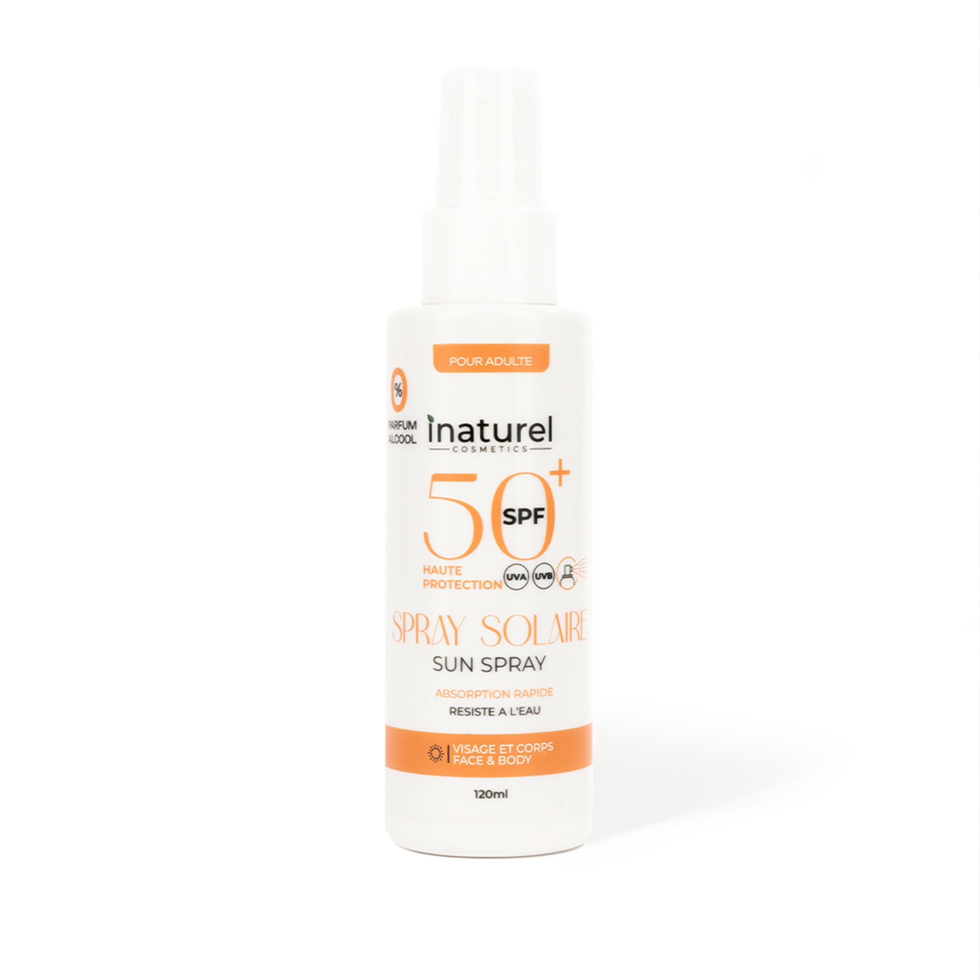 Spray Solaire SPF 50+ | Adulte – 120 ml